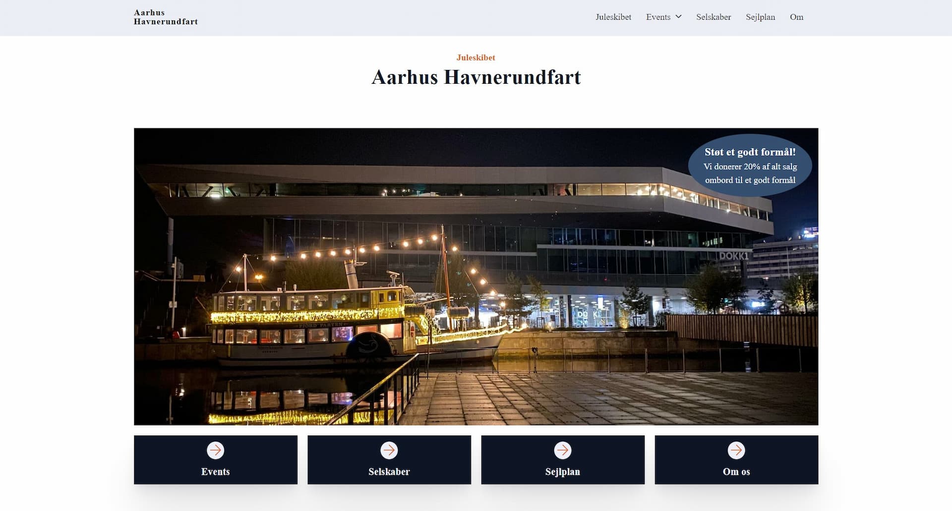 aarhushavnerundfart screendump desktop pagefold